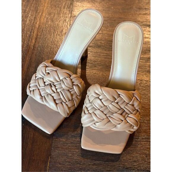 Marc Fisher LTD Draya braided square toe slide - Picture 1 of 5